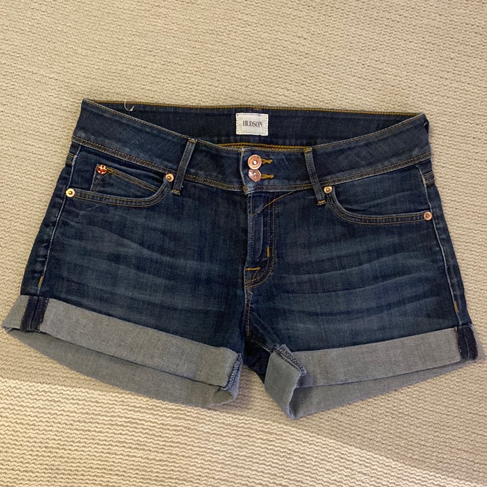 Hudson Croxley Mid Thigh Jean Shorts